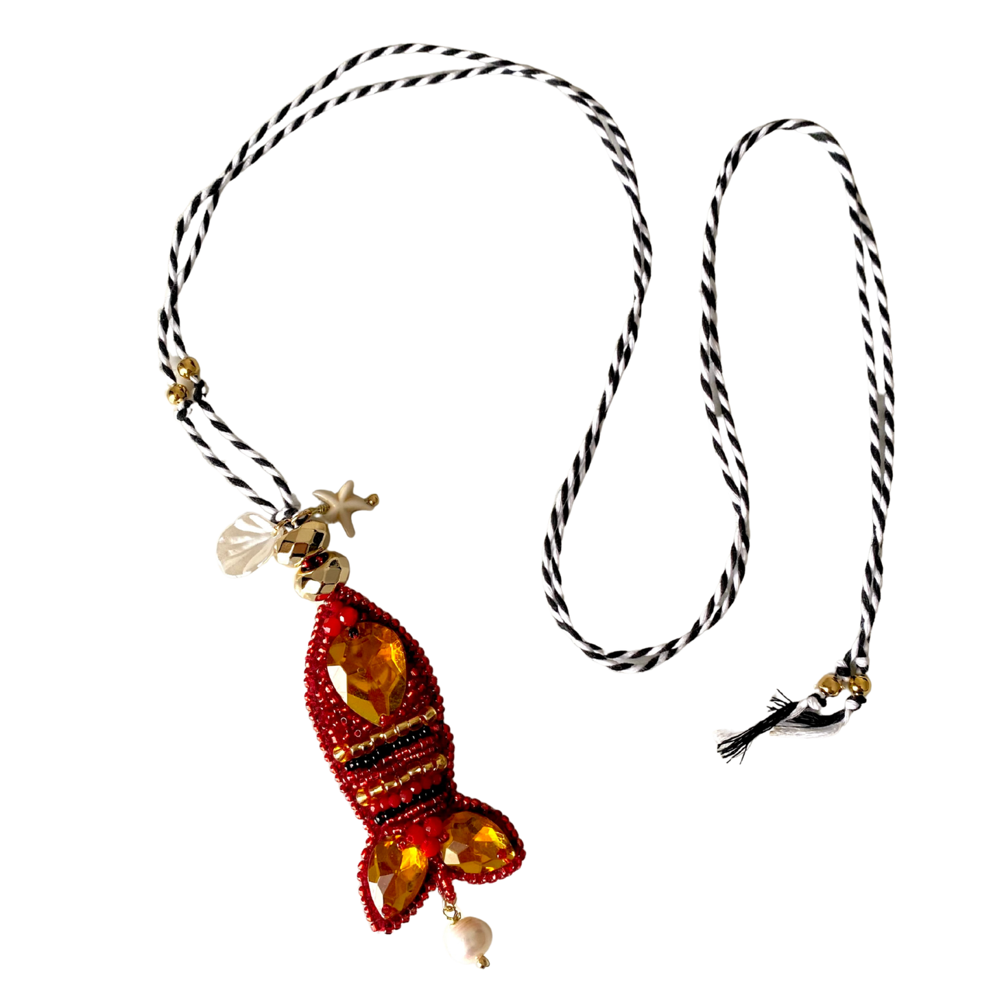 KD050845- Collar Largo/Corto de Pescado
