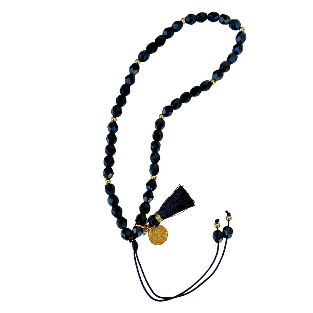 KD090858- Japa Mala de 45 Cuentas de Cristal