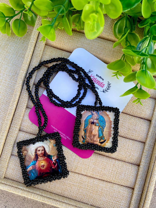 KD230031CA- Escapulario Extra Grande para Carro Personalizado con Fotografía & Santo