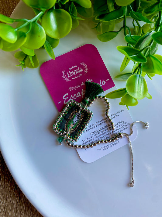 KD230086- Pulsera Escapulario de Virgen de Guadalupe