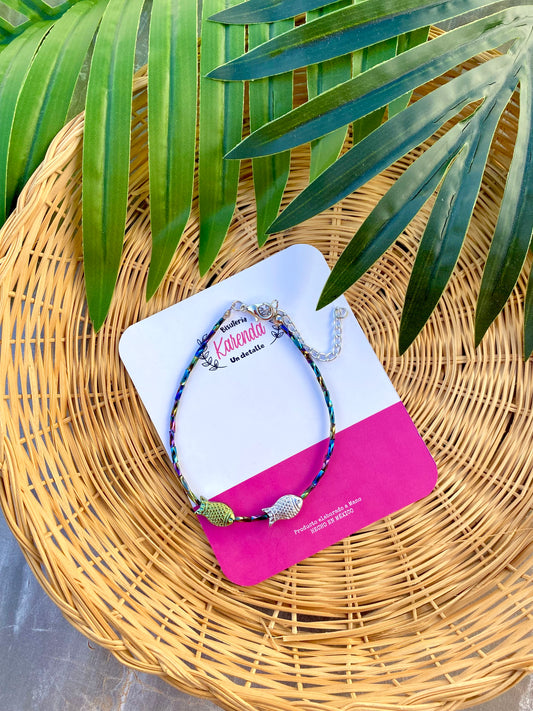 KD060013- Tobillera Pescados