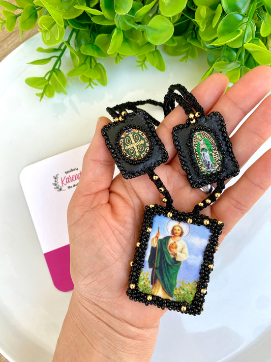KD230098- Escapulario Trio Celestial Grande