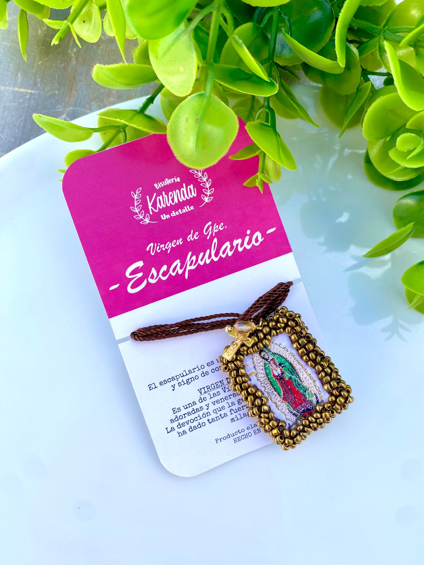 KD230100- Escapulario Virgen de Guadalupe