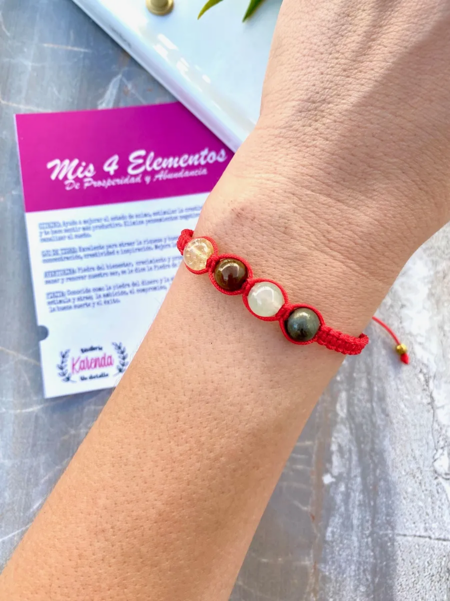 KD090692- Pulsera Mis 4 Elementos