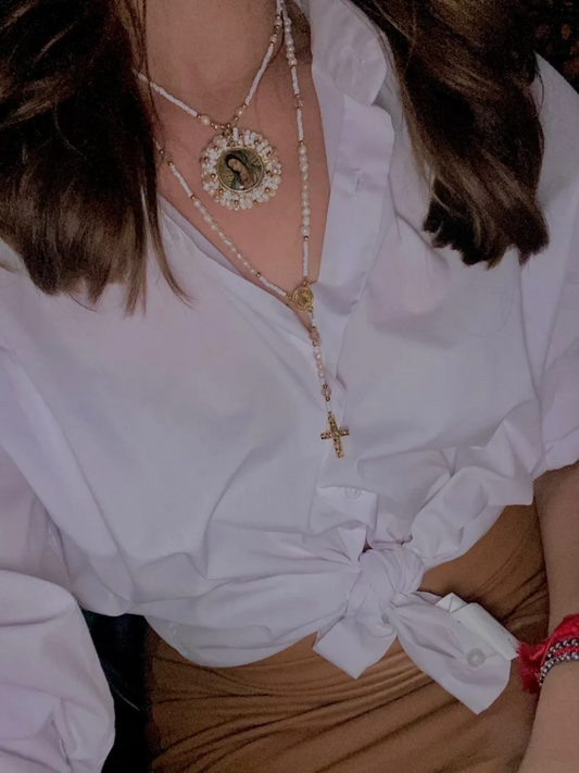 KD050716- Collar con Medalla de Virgen de Guadalupe