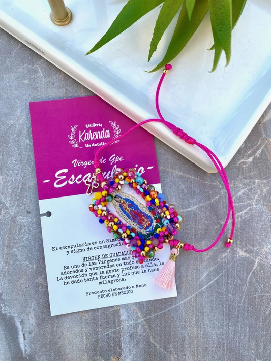 KD230047- Pulsera Escapulario de Virgen de Guadalupe