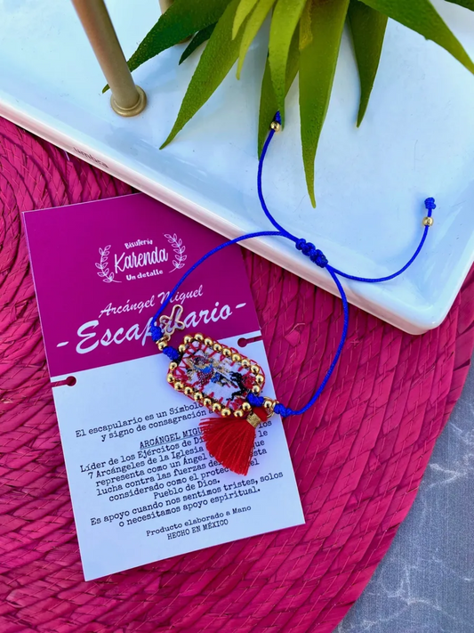 KD230046- Pulseta Escapulario Arcángel Miguel