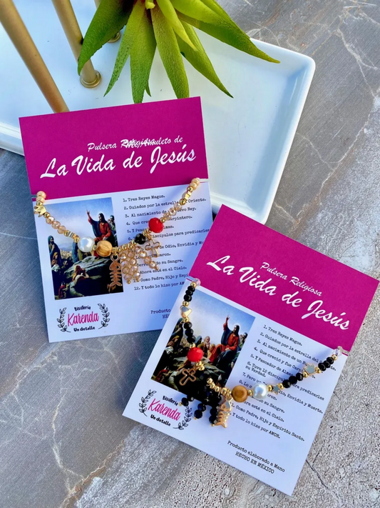 KD090153- Pulsera La Vida de Jesús