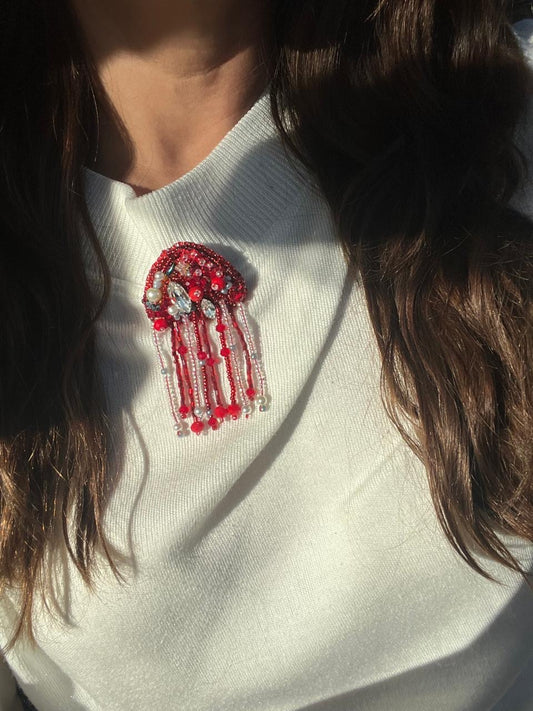 KD210021- Broche Medusa Bordado