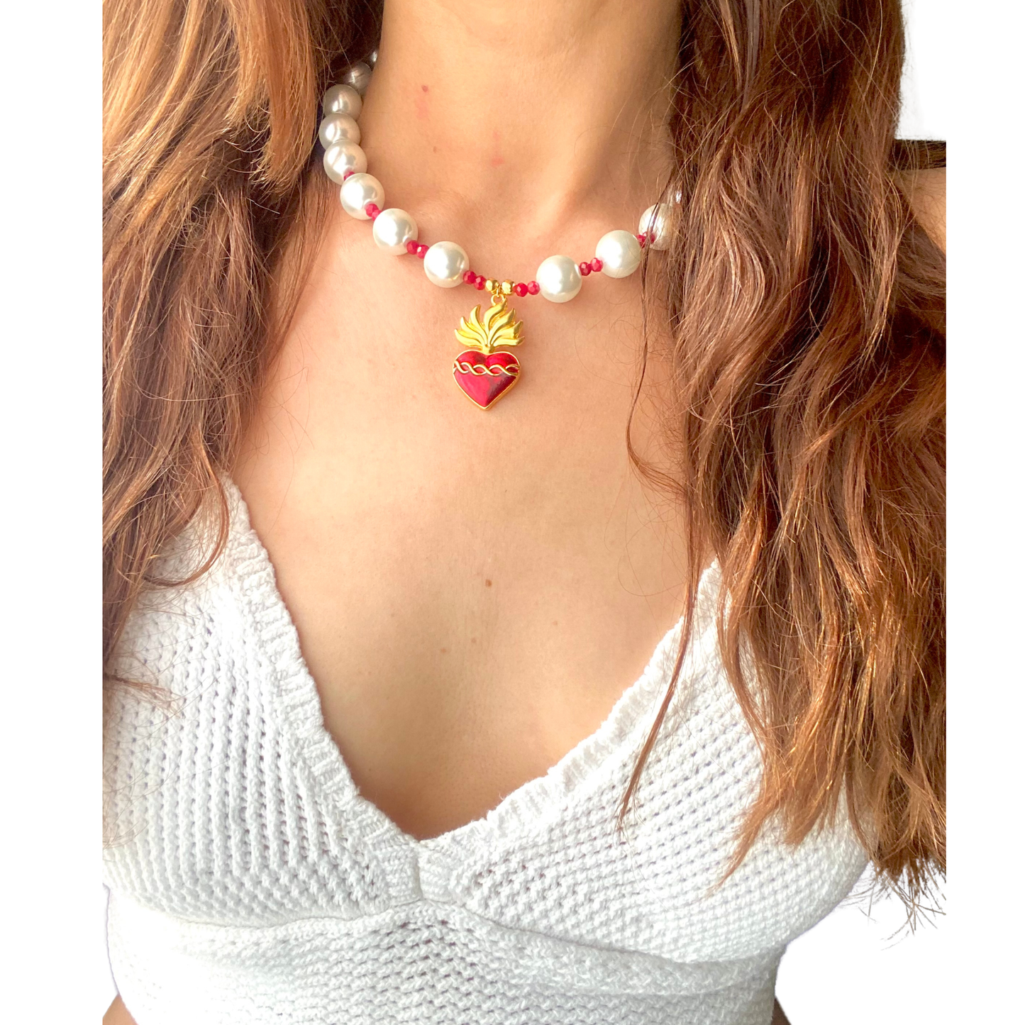 KD050841- Collar Maxi Sagrado Corazón