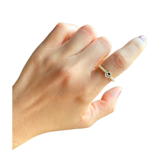 KD020123- Anillos ajustable con Manita de Perrito
