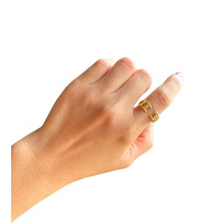 KD020122- Anillo ajustable de Manitas en forma de Rock
