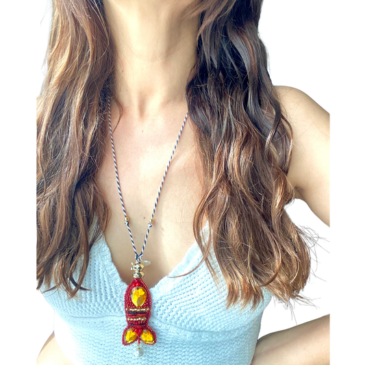 KD050845- Collar Largo/Corto de Pescado