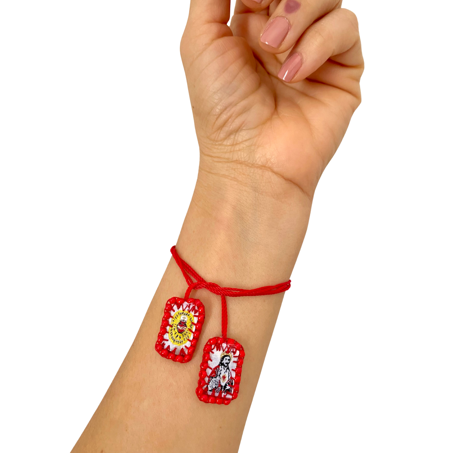 KD230033D- Escapulario Mini de Sagrado Corazón