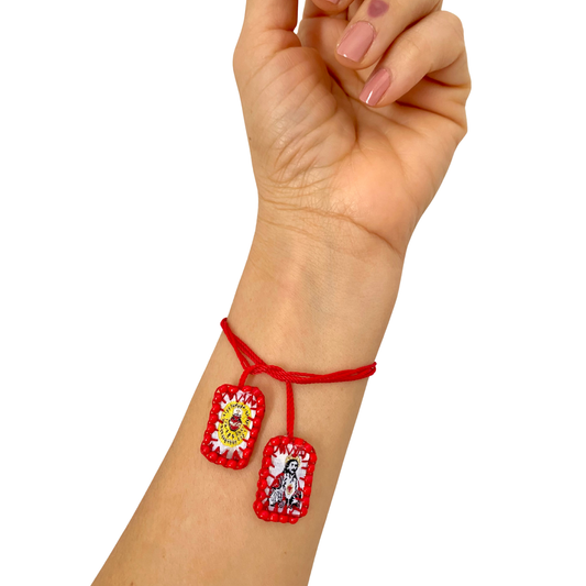 KD230033D- Escapulario Mini de Sagrado Corazón