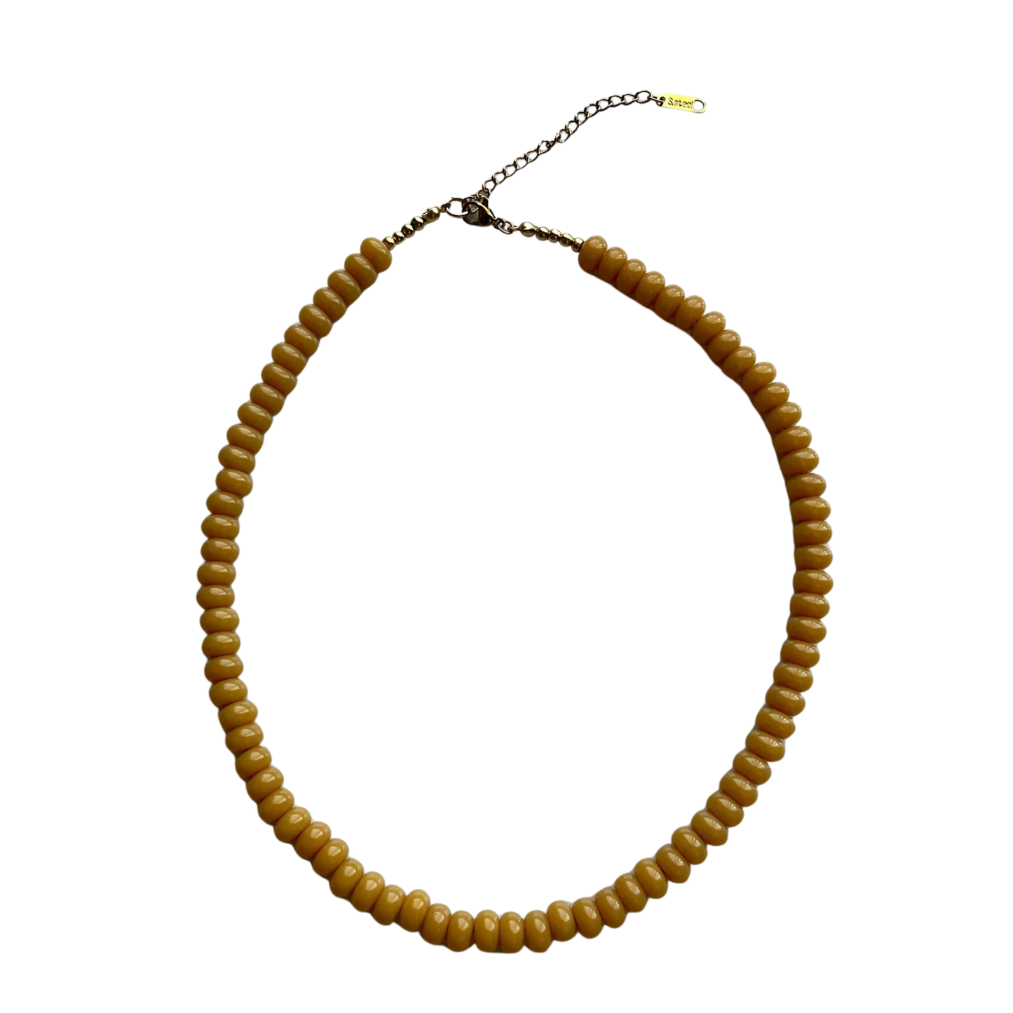 KD050847- Collar Corto con Cuentas Donitas