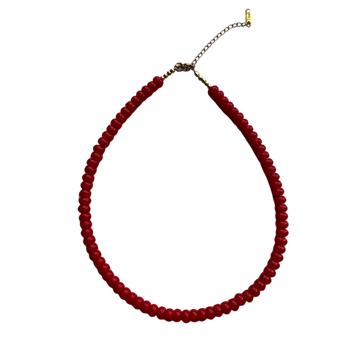 KD050847- Collar Corto con Cuentas Donitas