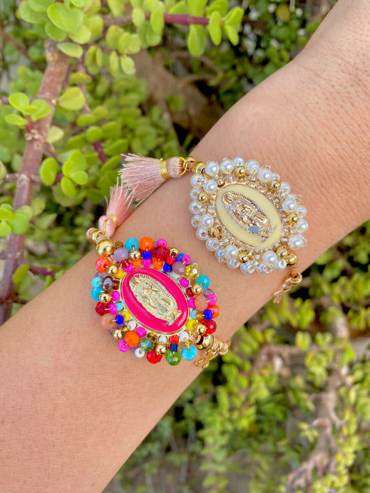 KD230024- Pulsera Medalla de Virgen de Guadalupe