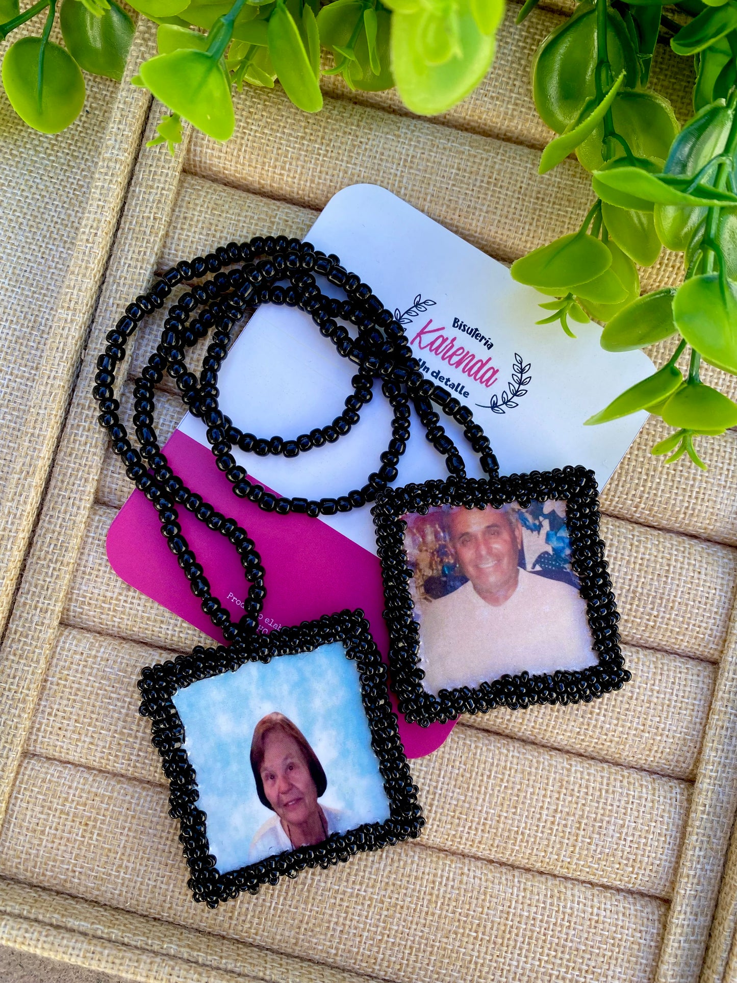 KD230031CA- Escapulario Extra Grande para Carro Personalizado con Fotografía & Santo