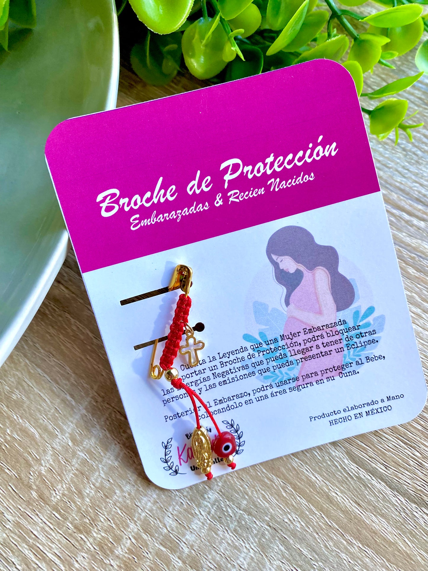 KD210017- Broche de Protección Chico con Virgen de Guadalupe