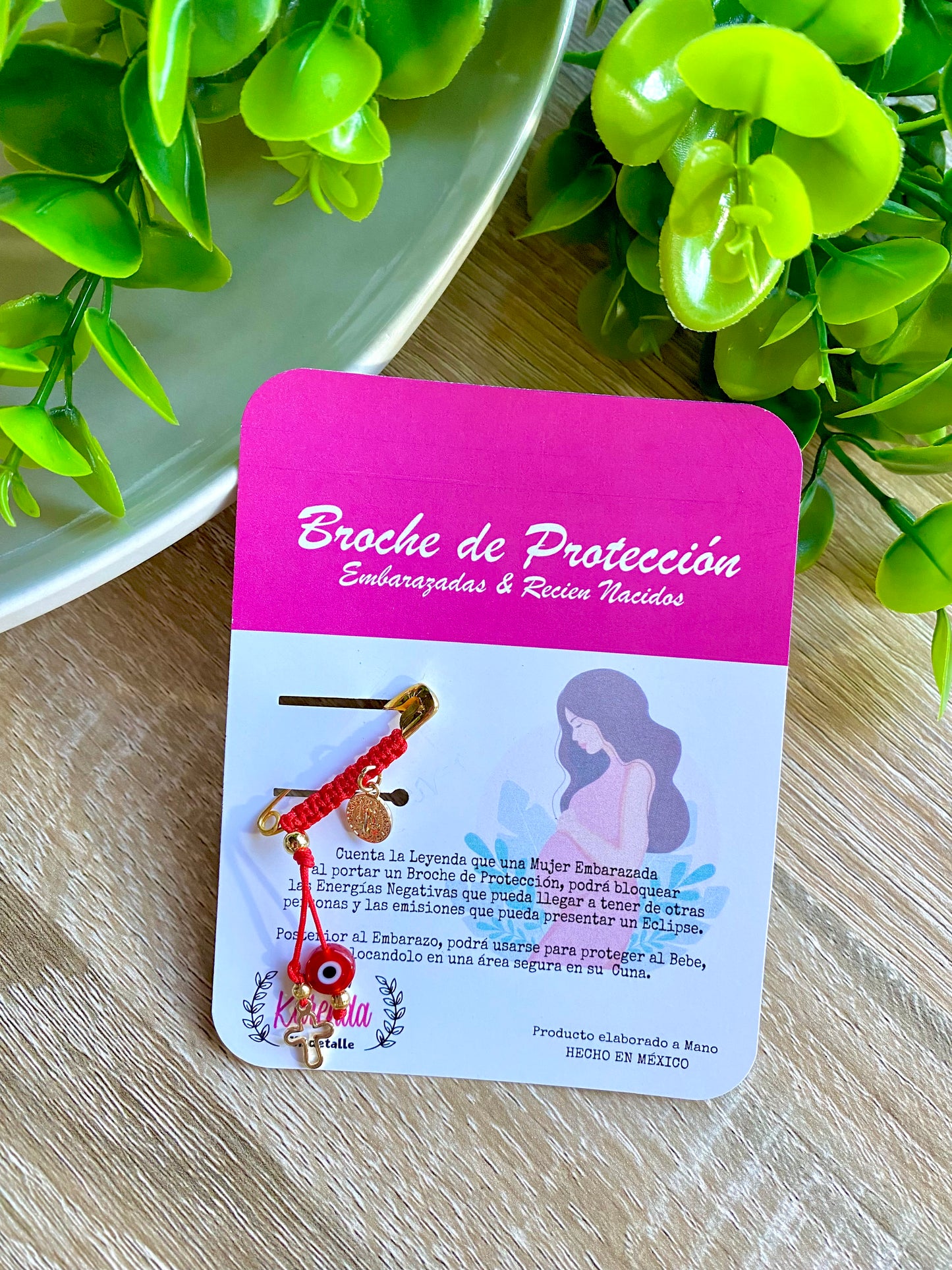 KD210010- Broche de Protección Chico con San Benito