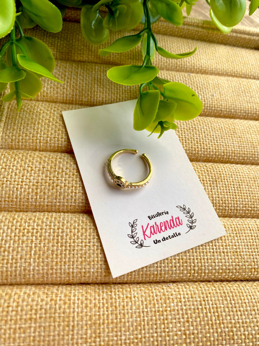 KD020123- Anillos ajustable con Manita de Perrito
