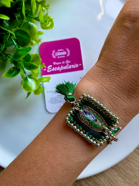 KD230086- Pulsera Escapulario de Virgen de Guadalupe