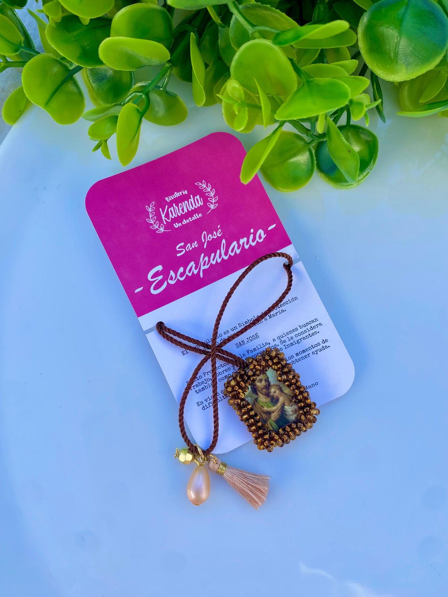 KD230087- Pulsera Escapulario de San José