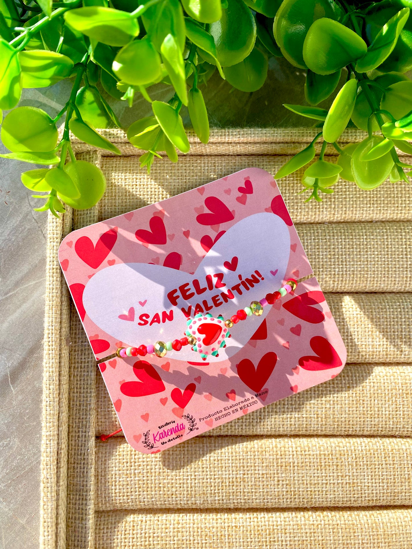 KD090795- Pulsera Corazón Talavera