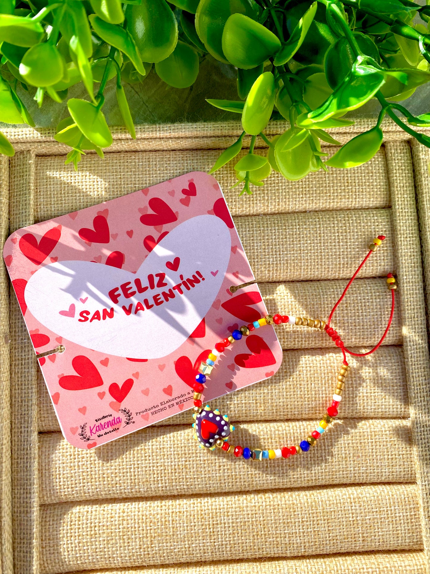 KD090795- Pulsera Corazón Talavera