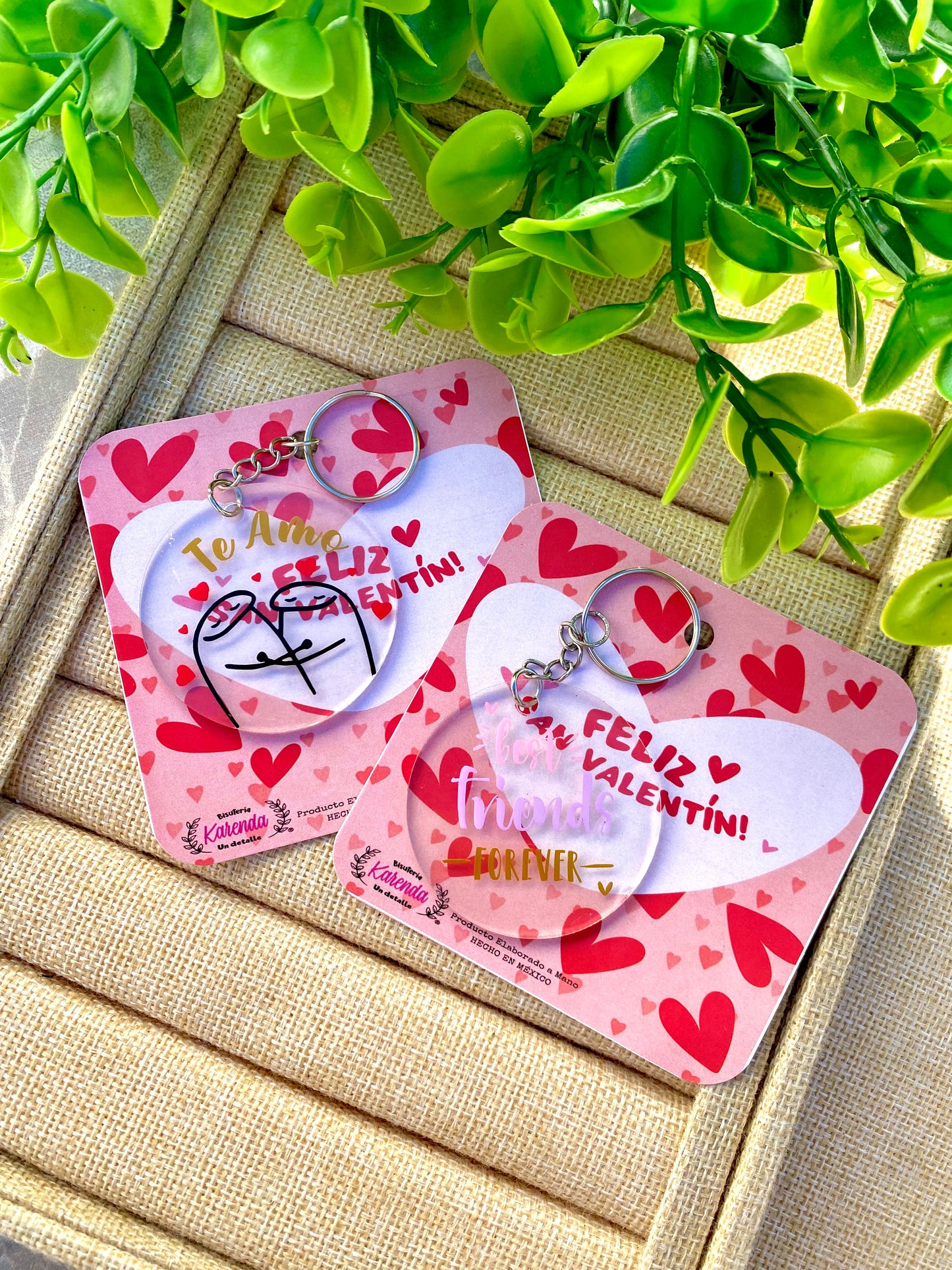 KD080012- Llaveros de Acrílico con Mensaje