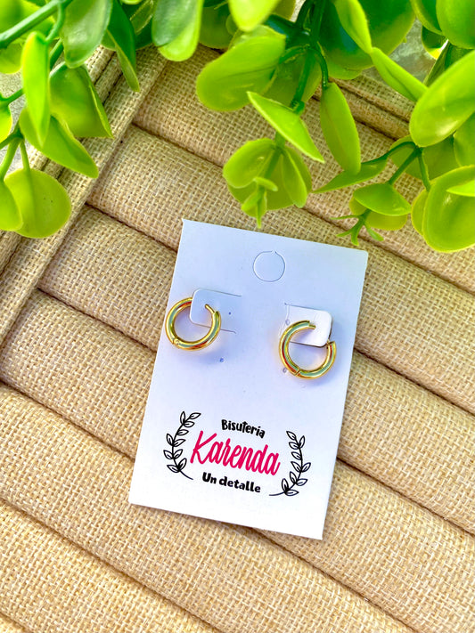 KD010143- Huggies Mini Clásicas de Acero Inoxidable