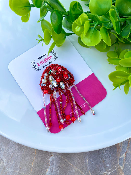 KD210021- Broche Medusa Bordado