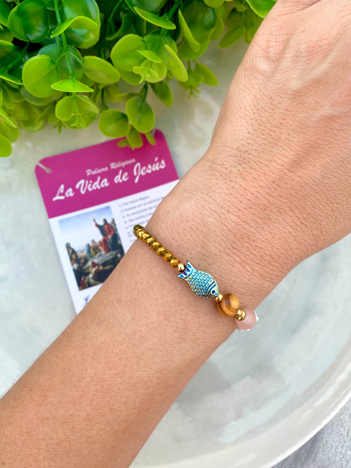 KD090807- Pulsera Religiosa la Vida de Jesús