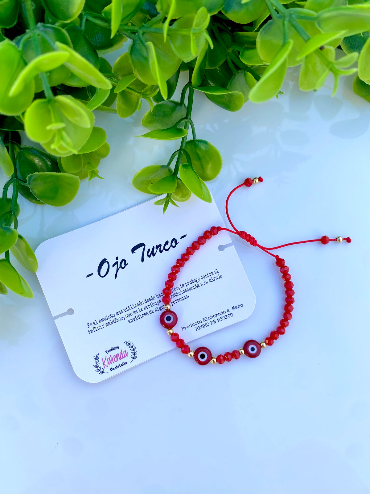 KD0908489- Pulsera de Ojos Turcos con detalles de Cristal