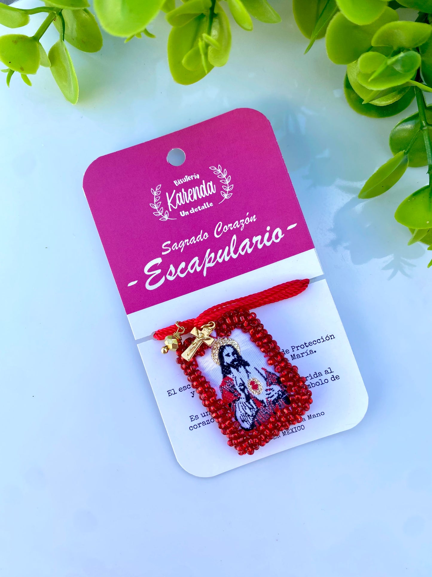 KD230102- Escapulario Sagrado Corazón