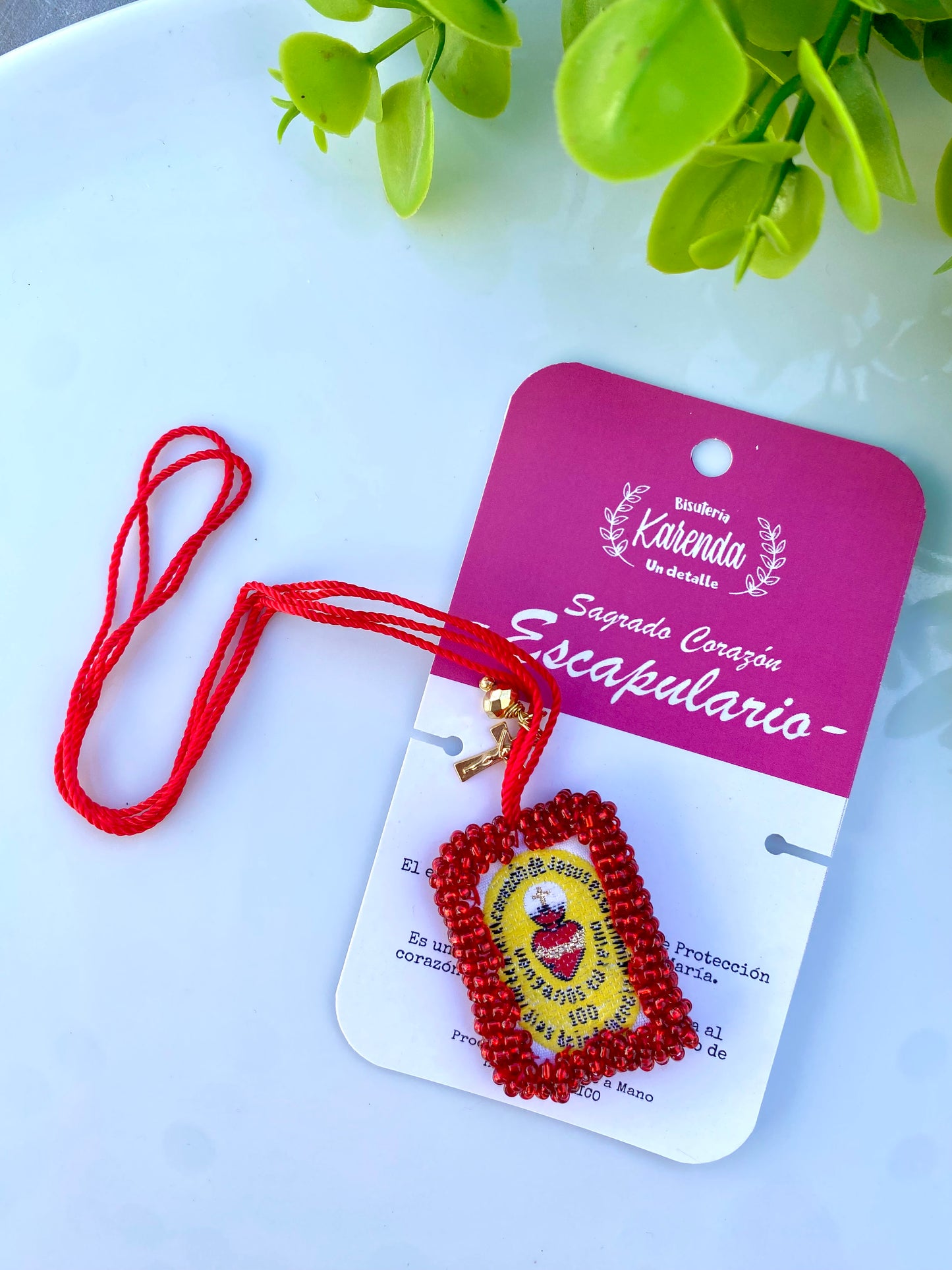 KD230102- Escapulario Sagrado Corazón