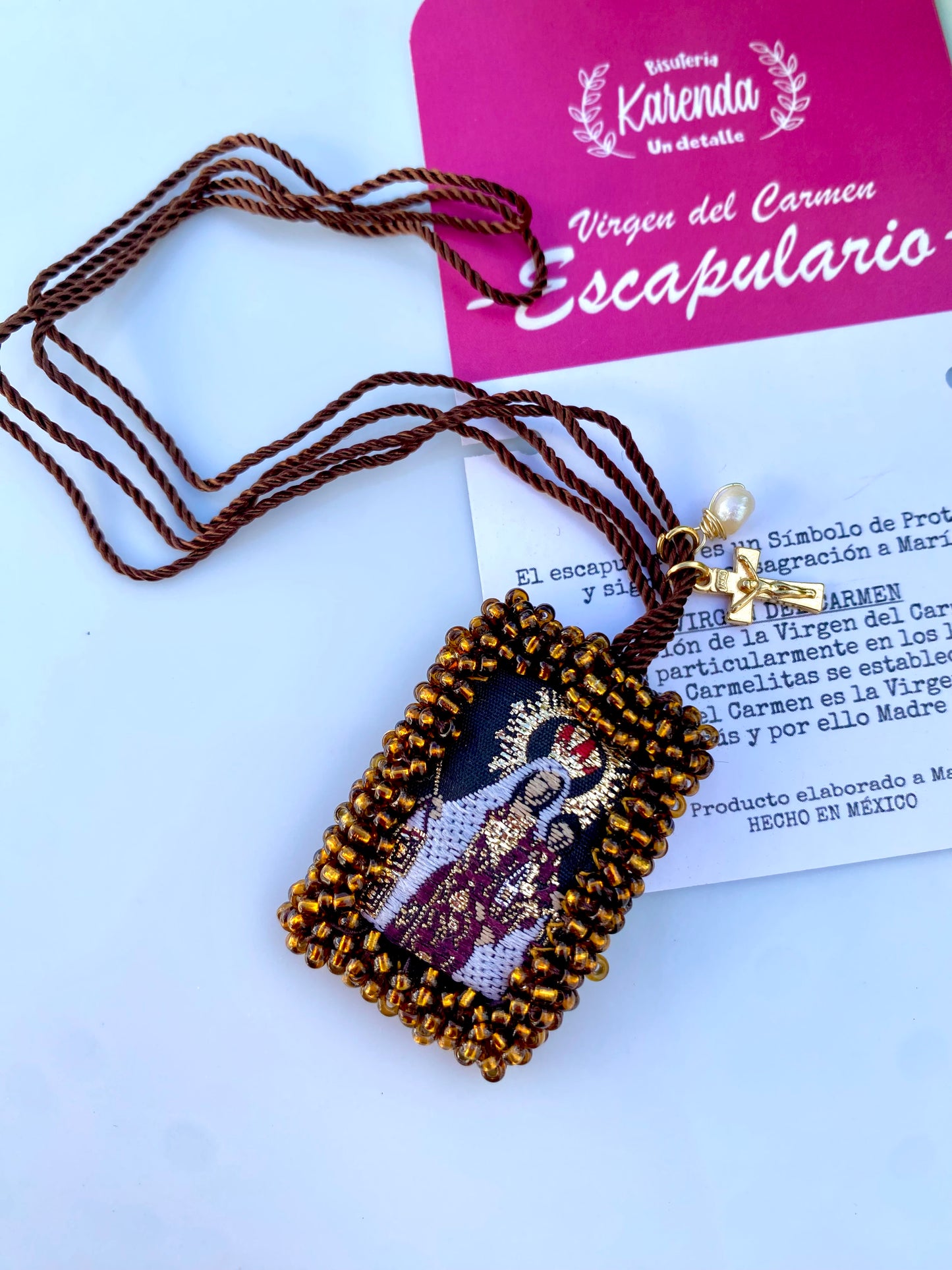 KD230103- Escapulario Virgen del Carmen