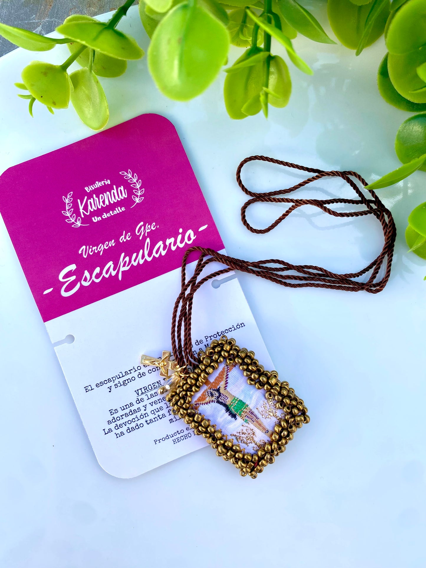 KD230100- Escapulario Virgen de Guadalupe
