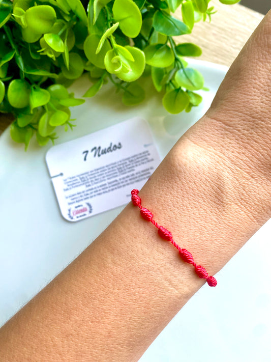 KD090041-Pulsera de Protección  7 Nudos