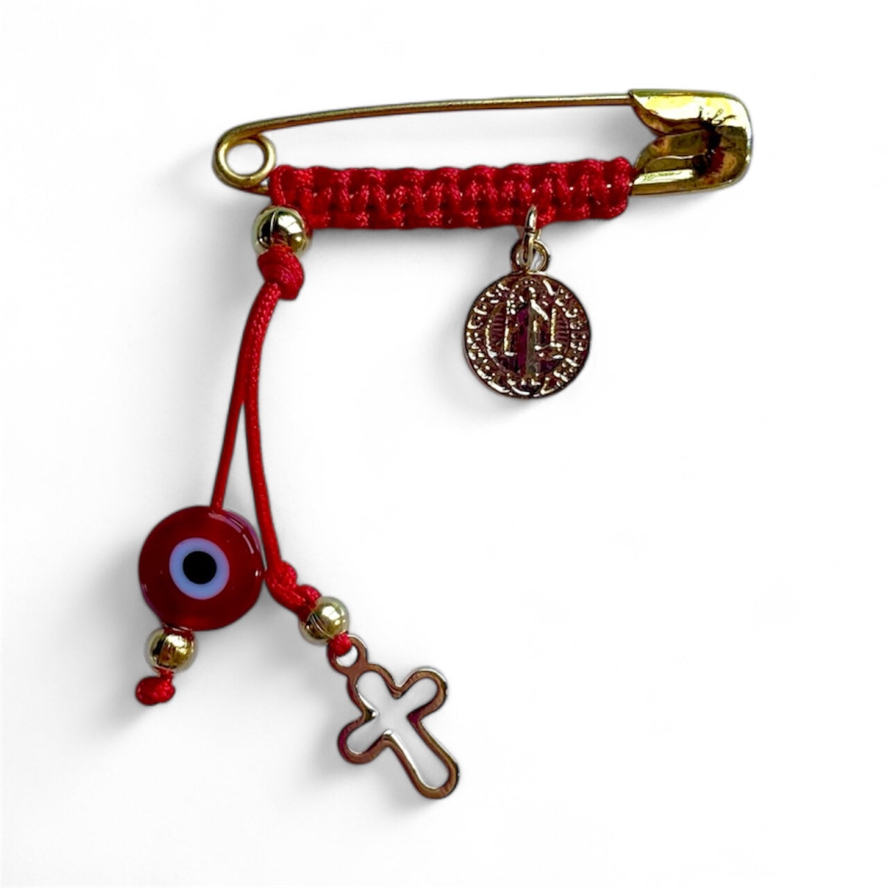 KD210010- Broche de Protección Chico con San Benito