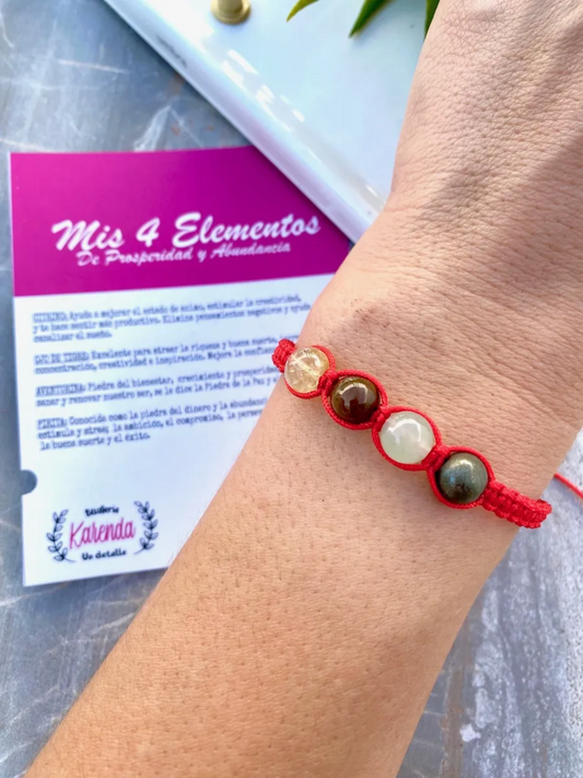 KD090692- Pulsera Mis 4 Elementos