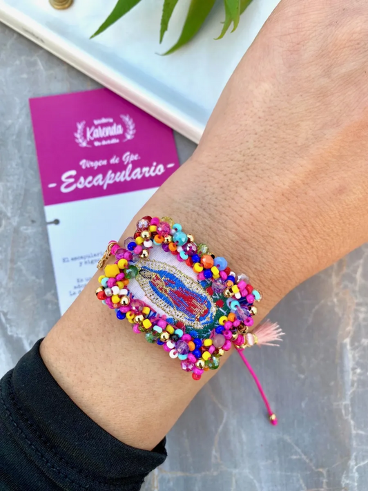 KD230047- Pulsera Escapulario de Virgen de Guadalupe
