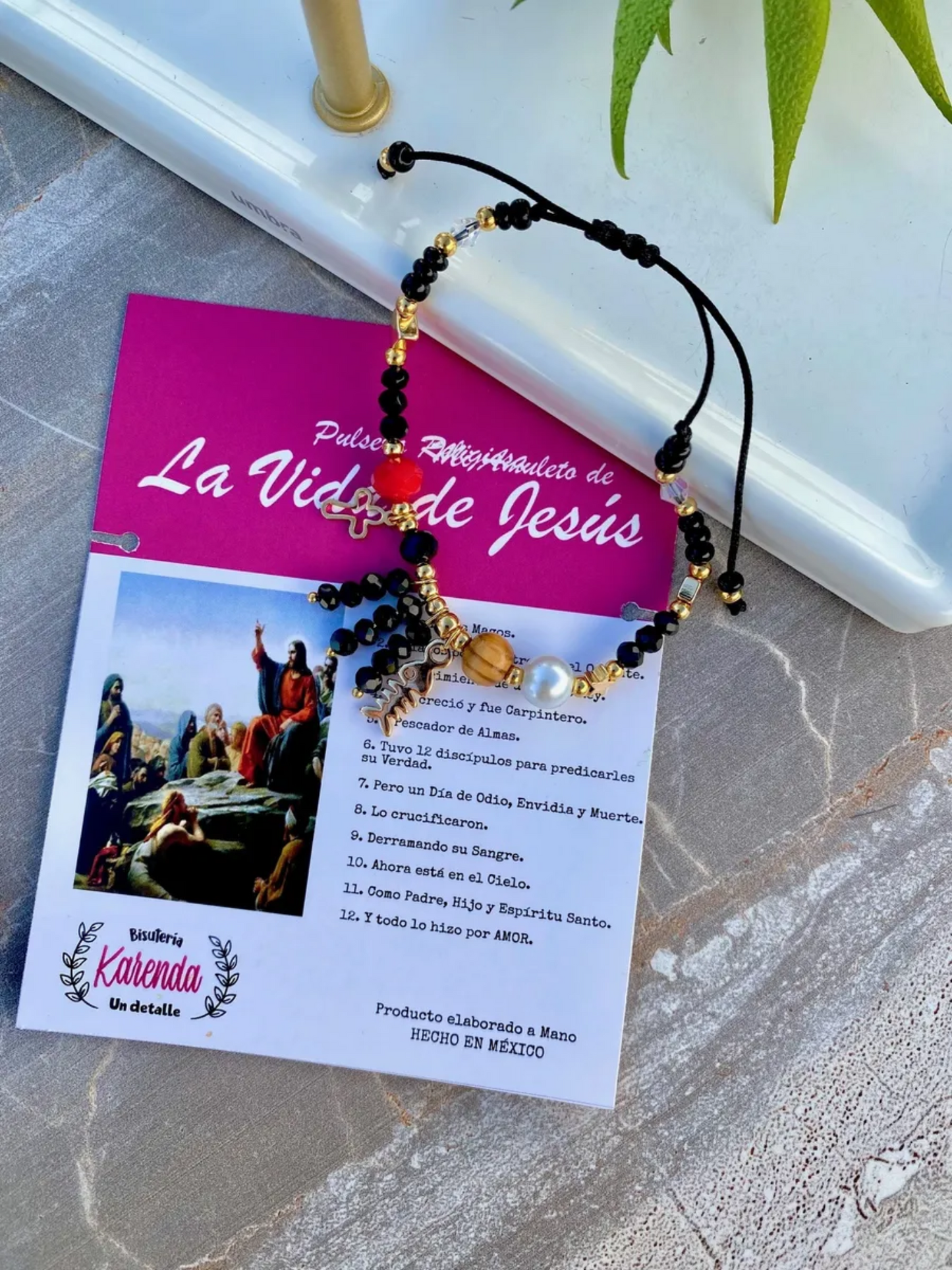 KD090153- Pulsera La Vida de Jesús