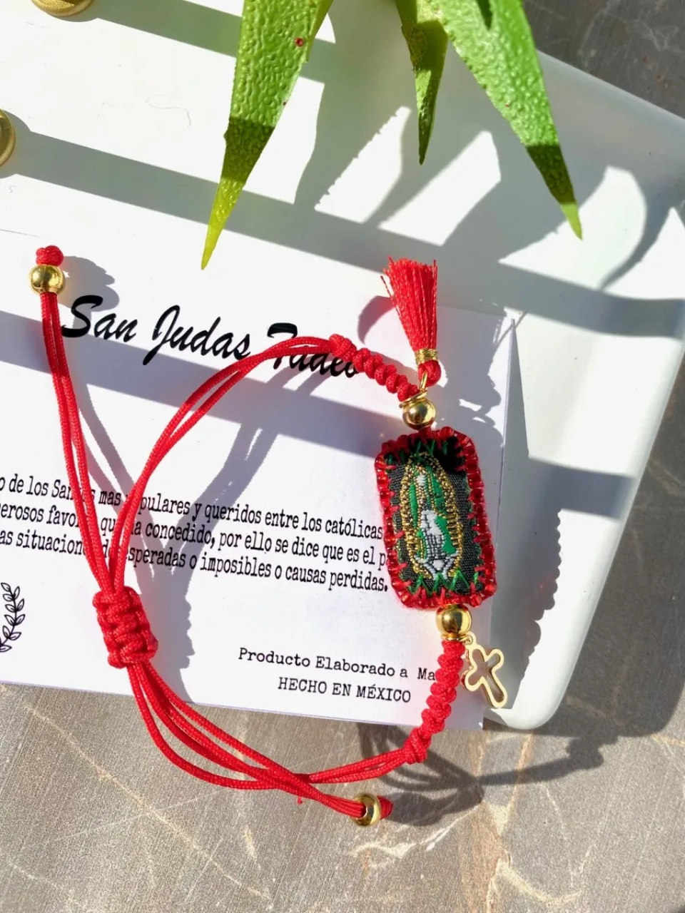KD090573- Pulsera Escapulario Mini de San Judas Tadeo