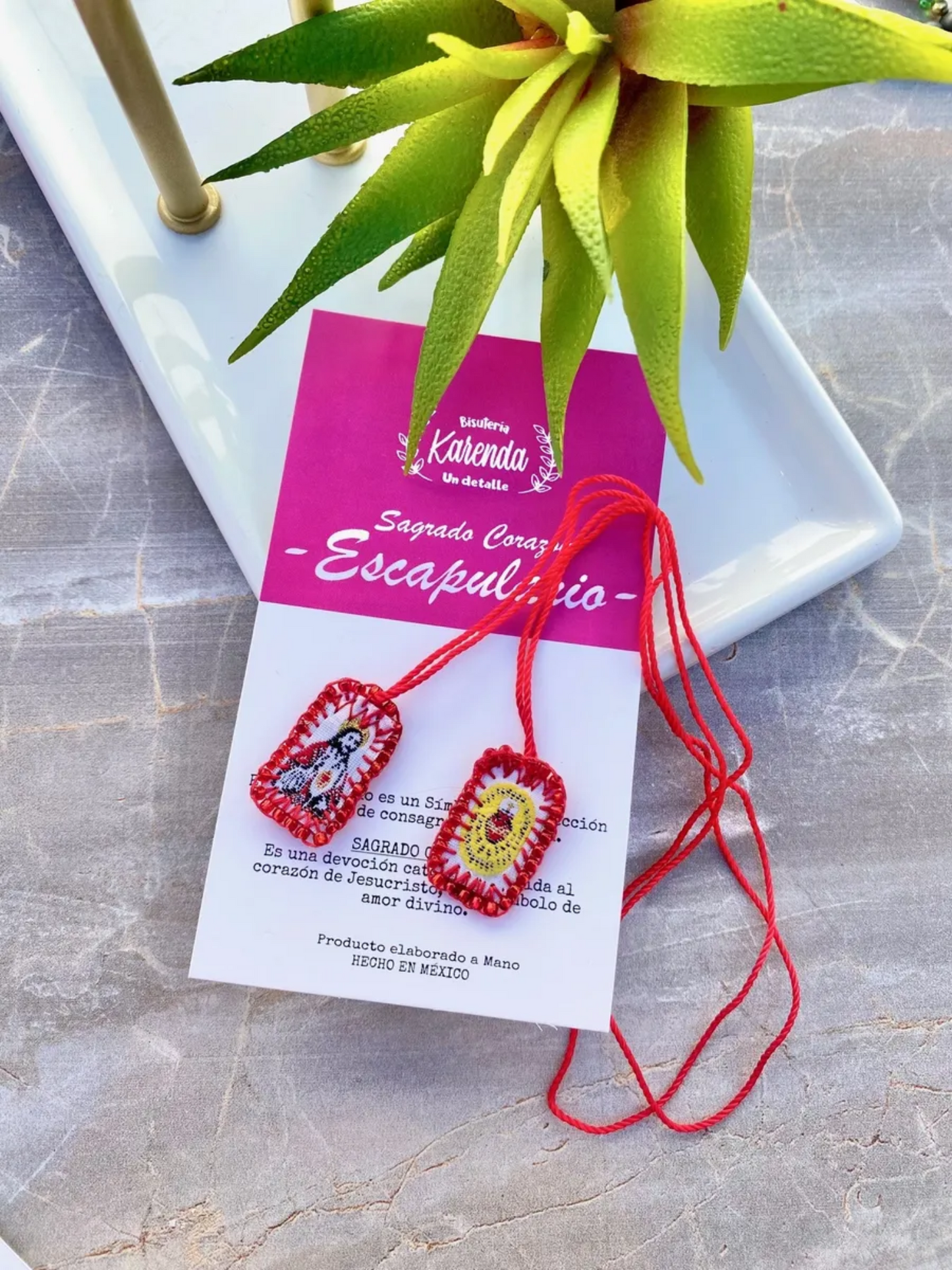 KD230033- Escapulario Mini de San Judas Tadeo