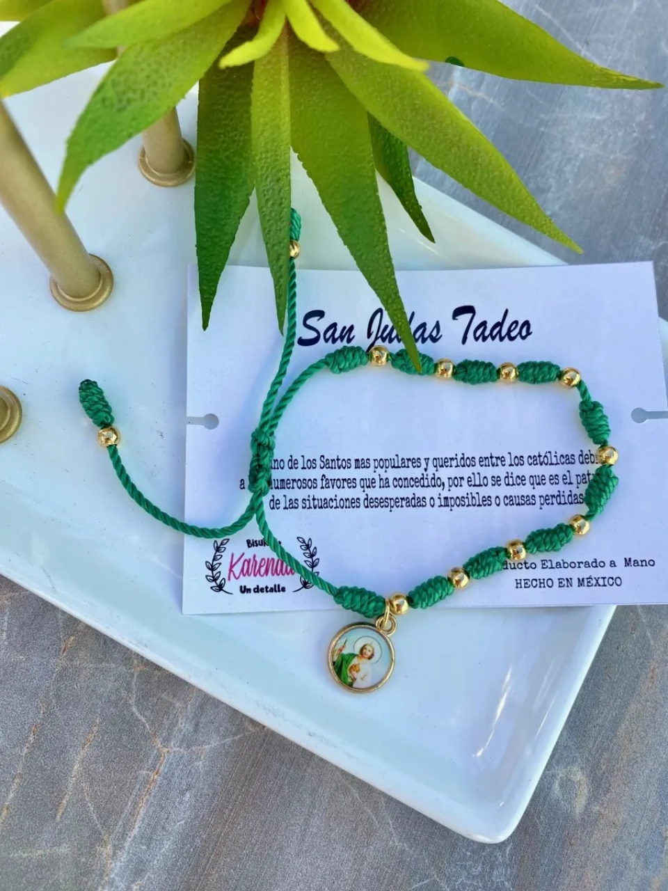 KD090532-Pulsera Decenario San Judas Tadeo