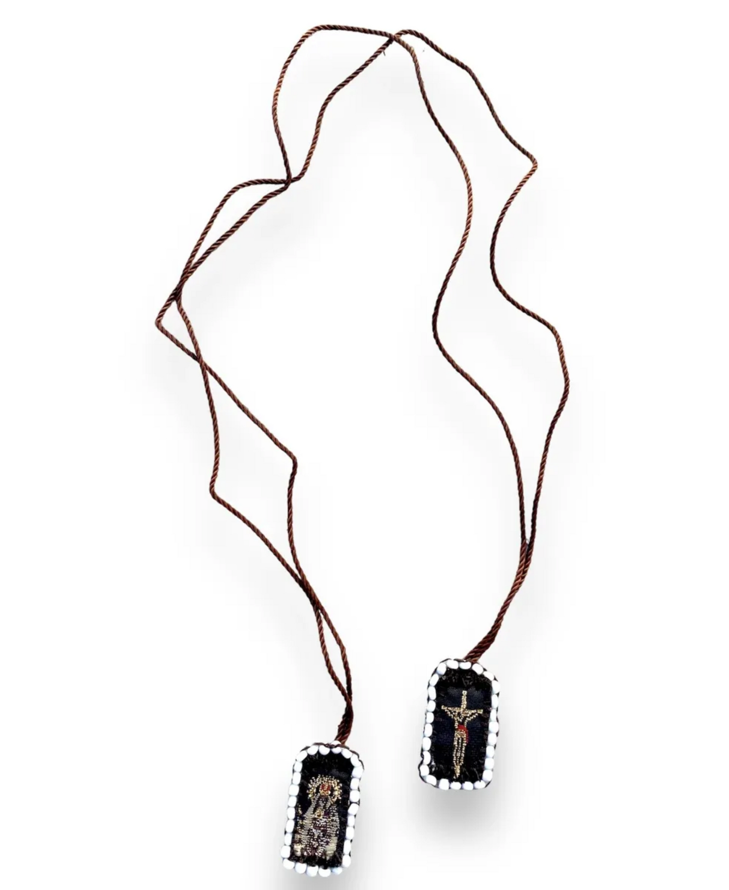 KD230030- Escapulario Mini Sencillo con Virgen de Carmen