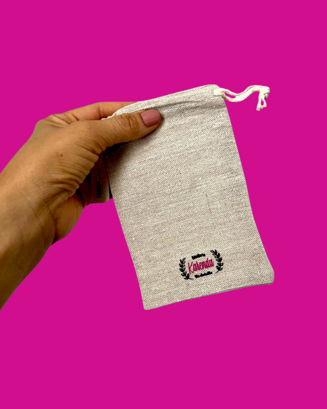 KD170043- Bolsita de Manta para resguardo de Accesorios