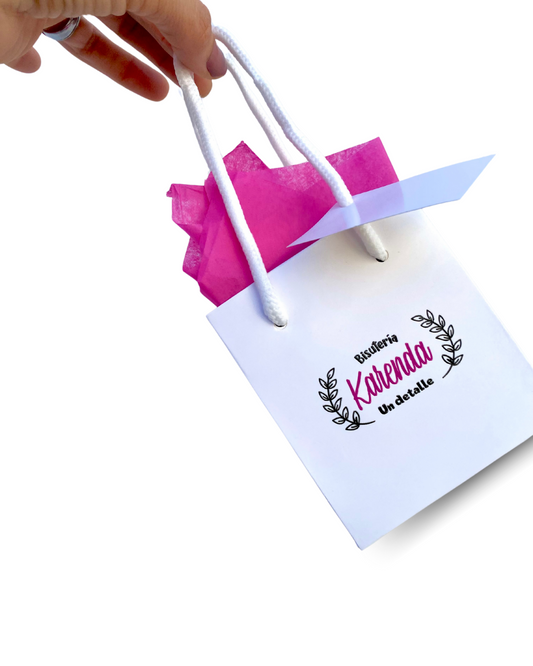 KD170040- Bolsa de Regalo con Papel de China